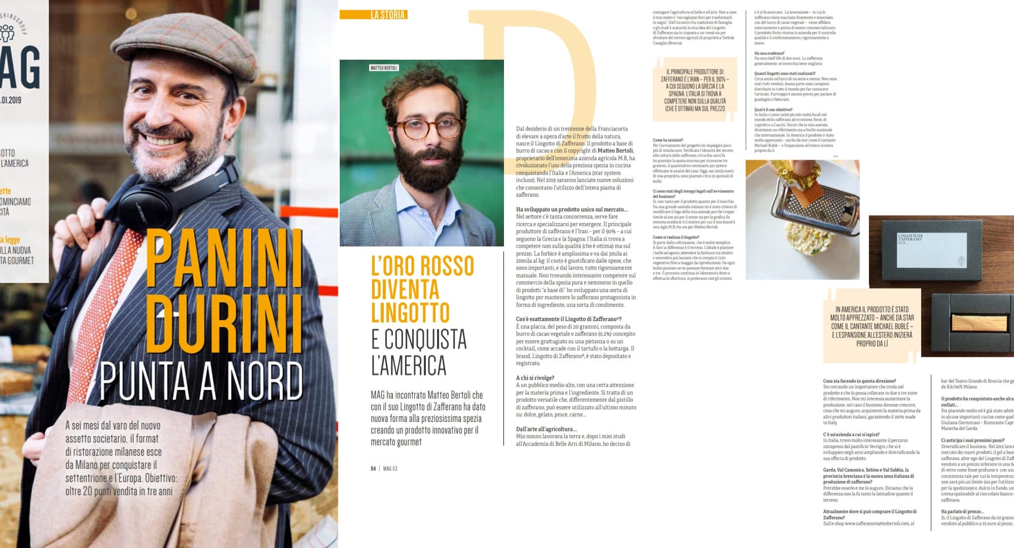 Servizio fotografico editoriale dedicato al Lingotto di Zafferano