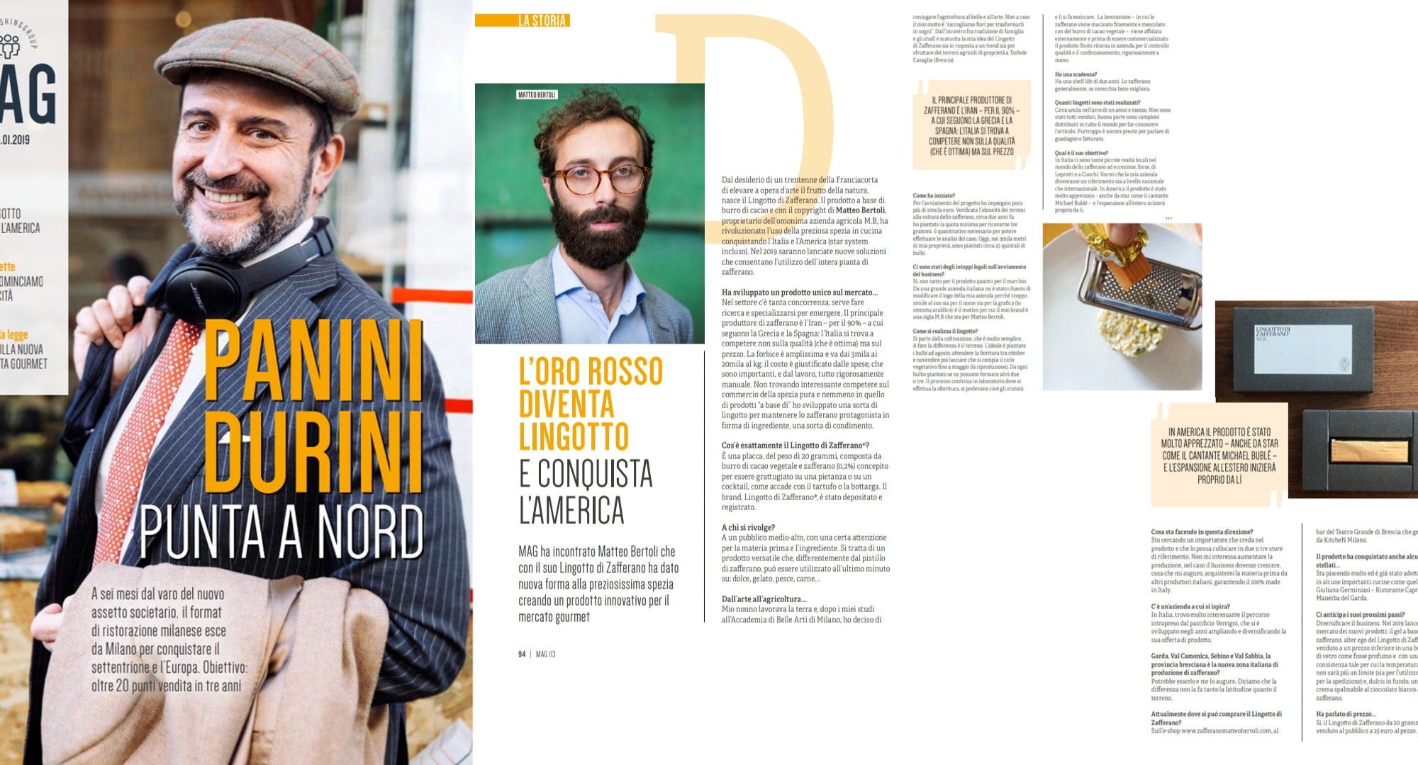 Servizio fotografico editoriale dedicato al Lingotto di Zafferano